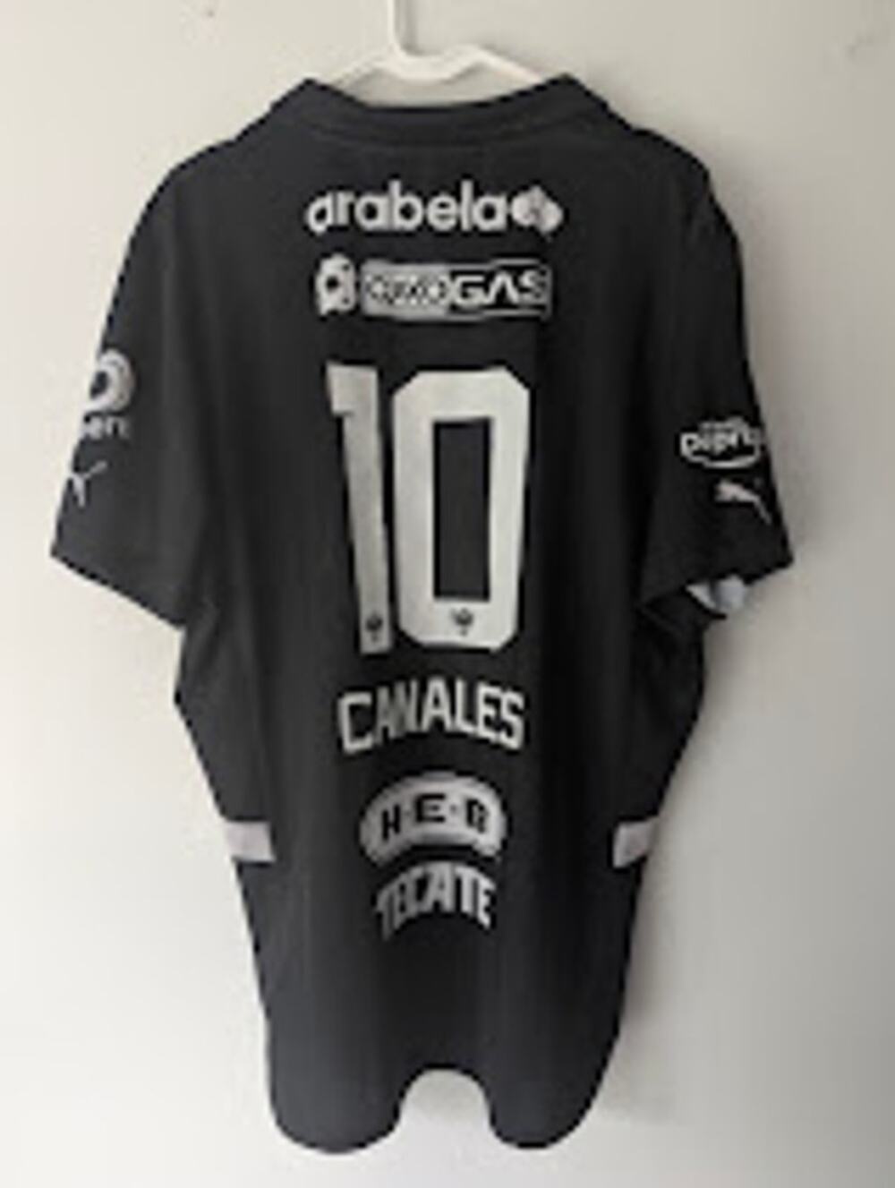 Rayados Monterrey 2025-26 Sergio Canales Jersey Mens XL Black Puma